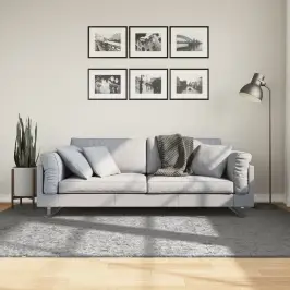 Paklājs Pamplona, 160X230 Cm, Shaggy, Moderns, Pelēks Vidaxl