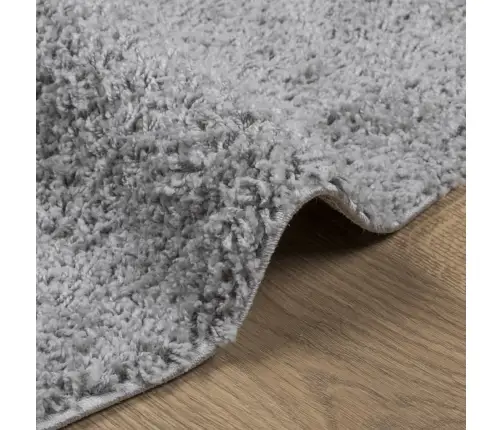 Paklājs Pamplona, Ø 120 Cm, Shaggy, Moderns, Pelēks Vidaxl