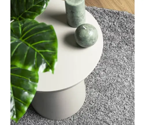 Paklājs Pamplona, Ø 120 Cm, Shaggy, Moderns, Pelēks Vidaxl