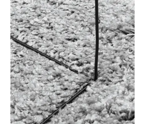 Paklājs Pamplona, Ø 120 Cm, Shaggy, Moderns, Pelēks Vidaxl