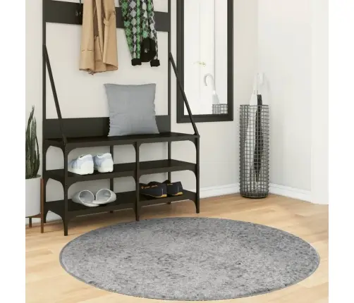 Paklājs Pamplona, Ø 120 Cm, Shaggy, Moderns, Pelēks Vidaxl