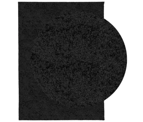 Paklājs Pamplona, 140X200 Cm, Shaggy, Moderns, Melns Vidaxl