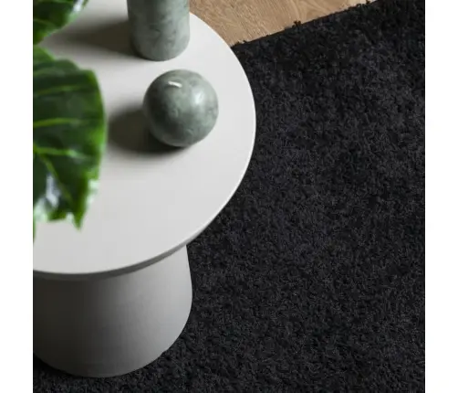 Paklājs Pamplona, 140X200 Cm, Shaggy, Moderns, Melns Vidaxl