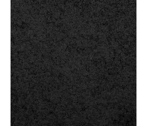 Kõrge Narmaga Shaggy Vaip, Must, Ø 100 Cm