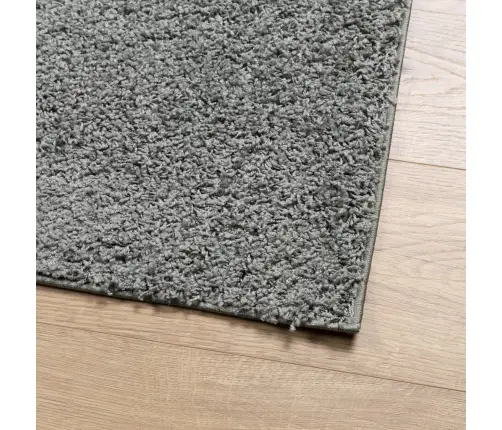 Shaggy Kilimas Pamplona, Žalias, 60X110cm Aukšti Šereliai
