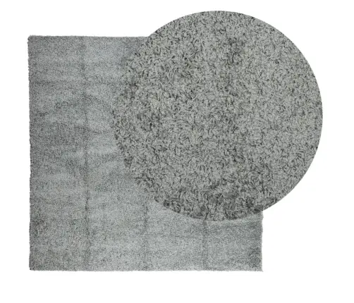 Paklājs Pamplona, 160X160 Cm, Shaggy, Moderns, Zaļš Vidaxl