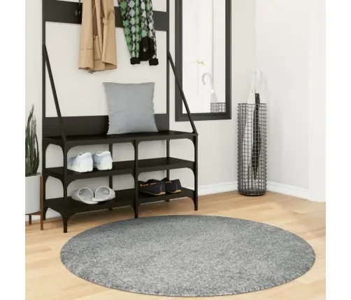 Paklājs Pamplona, Ø 120 Cm, Shaggy, Moderns, Zaļš Vidaxl