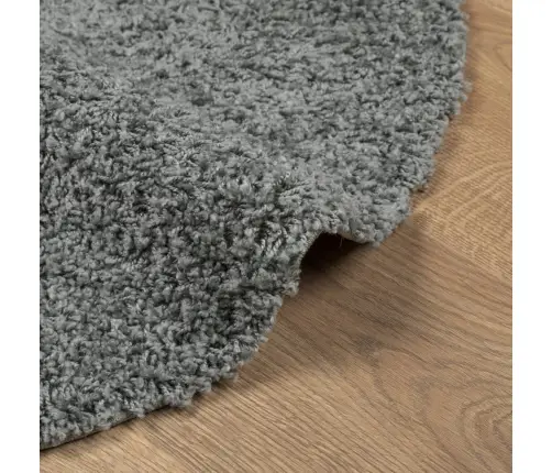 Kõrge Narmaga Shaggy Vaip, Roheline, Ø 200 Cm