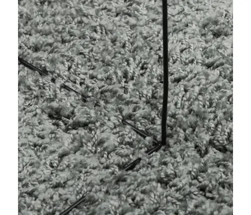 Kõrge Narmaga Shaggy Vaip, Roheline, Ø 200 Cm