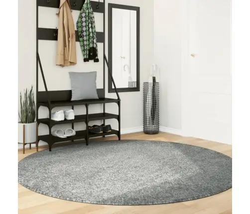 Kõrge Narmaga Shaggy Vaip, Roheline, Ø 200 Cm