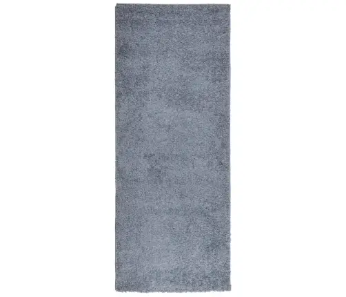 Kõrge Narmaga Shaggy Vaip "Pamplona", Sinine, 80X200 Cm