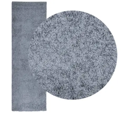 Paklājs Pamplona, 80X250 Cm, Shaggy, Moderns, Zils Vidaxl