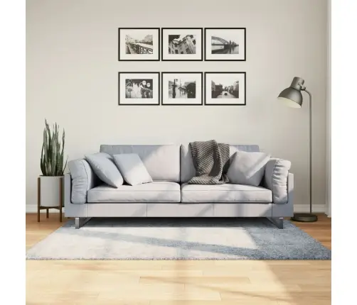 Paklājs Pamplona, 120X170 Cm, Shaggy, Moderns, Zils Vidaxl Paklājs Pamplona, 120X170 Cm, Shaggy, Moderns, Zils Vidaxl