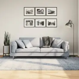 Shaggy Kilimas Pamplona, Mėlynas, 160X230cm Aukšti Šereliai