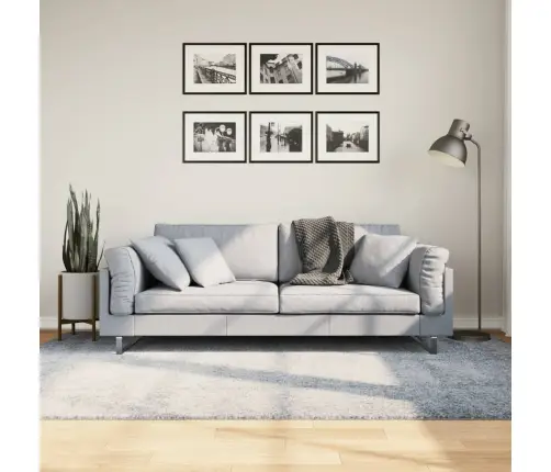 Paklājs Pamplona, 160X230 Cm, Shaggy, Moderns, Zils Vidaxl