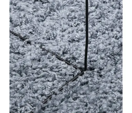 Paklājs Pamplona, 200X200 Cm, Shaggy, Moderns, Zils Vidaxl