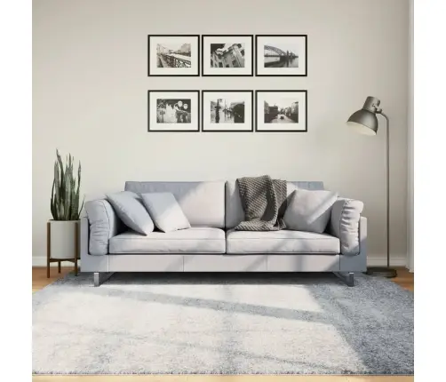 Paklājs Pamplona, 200X200 Cm, Shaggy, Moderns, Zils Vidaxl