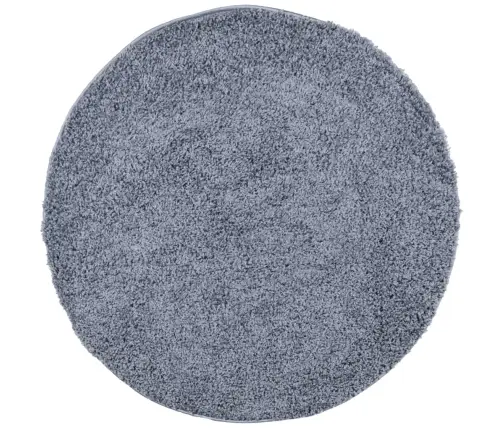 Paklājs Pamplona, Ø 100 Cm, Shaggy, Moderns, Zils Vidaxl