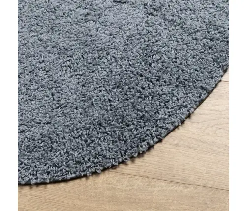 Paklājs Pamplona, Ø 100 Cm, Shaggy, Moderns, Zils Vidaxl