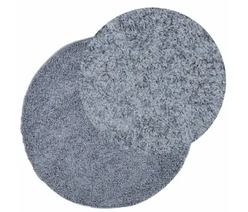 Paklājs Pamplona, Ø 120 Cm, Shaggy, Moderns, Zils Vidaxl