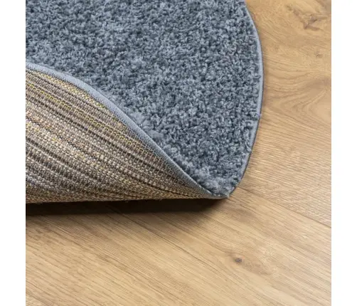 Paklājs Pamplona, Ø 120 Cm, Shaggy, Moderns, Zils Vidaxl