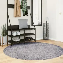 Paklājs Pamplona, Ø 200 Cm, Shaggy, Moderns, Zils Vidaxl