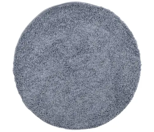 Paklājs Pamplona, Ø 240 Cm, Shaggy, Moderns, Zils Vidaxl