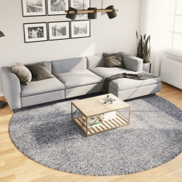 Paklājs Pamplona, Ø 280 Cm, Shaggy, Moderns, Zils Vidaxl