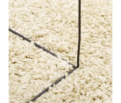 Kõrge Narmaga Shaggy Vaip "Pamplona", Kuldne 160X160 Cm