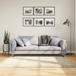 Paklājs Pamplona, 160X160 Cm, Shaggy, Moderns, Zelta Vidaxl