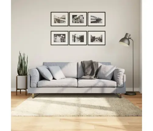 Kõrge Narmaga Shaggy Vaip "Pamplona", Kuldne 160X160 Cm