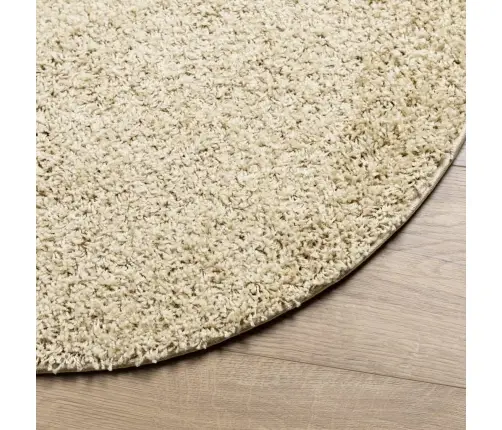 Kõrge Narmaga Shaggy Vaip "Pamplona", Kuldne, Ø 160 Cm