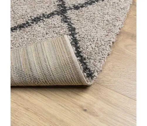 Shaggy Kilimas Pamplona, Smėlio Ir Antracito, 80X150Cm