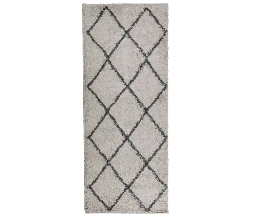 Paklājs Pamplona, 80X200 Cm, Shaggy Moderns Bēšs Antracītpelēks Vidaxl Paklājs Pamplona, 80X200 Cm, Shaggy Moderns Bēšs Antracītpelēks Vidaxl