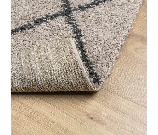 Paklājs Pamplona, 80X200 Cm, Shaggy Moderns Bēšs Antracītpelēks Vidaxl Paklājs Pamplona, 80X200 Cm, Shaggy Moderns Bēšs Antracītpelēks Vidaxl