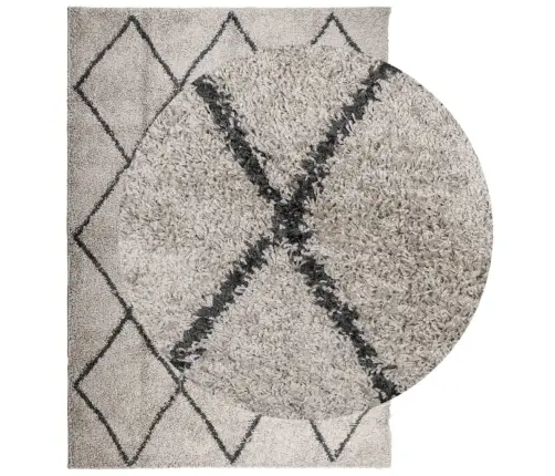 Shaggy Kilimas Pamplona, Smėlio Ir Antracito, 120X170Cm