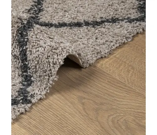Shaggy Kilimas Pamplona, Smėlio Ir Antracito, 120X170Cm