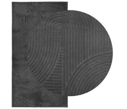 Kilimas Iza, Antracito, 80X150cm Trumpi Šereliai