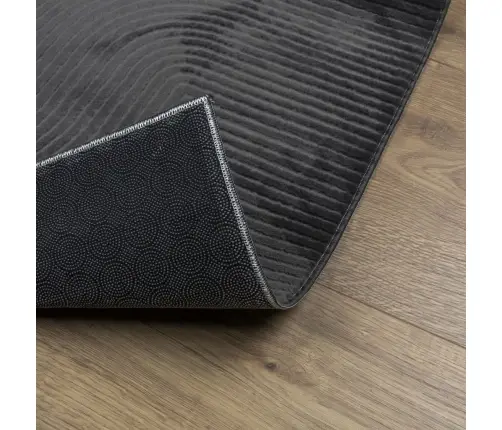 Kilimas Iza, Antracito, 80X150cm Trumpi Šereliai