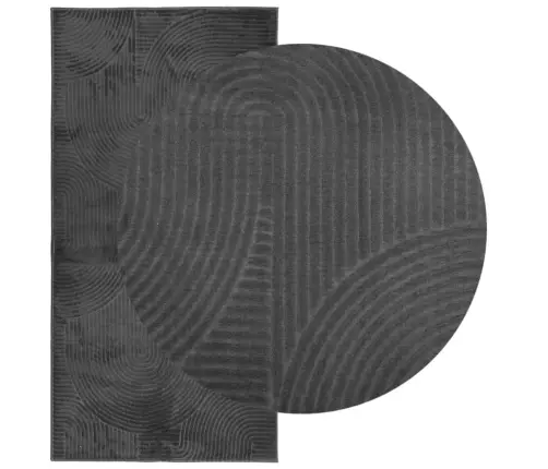 Paklājs Iza, Īsa Spalva, Skandināvu Stils, Pelēks, 100X200 Cm Vidaxl