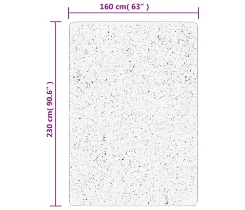 Paklājs Iza, Īsa Spalva, Skandināvu Stils, Pelēks, 160X230 Cm Vidaxl