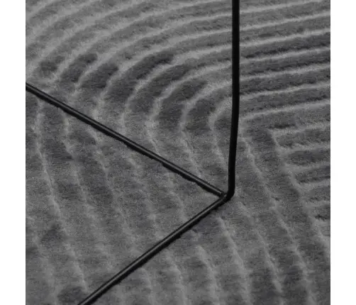 Paklājs Iza, Īsa Spalva, Skandināvu Stils, Pelēks, Ø 80 Cm Vidaxl