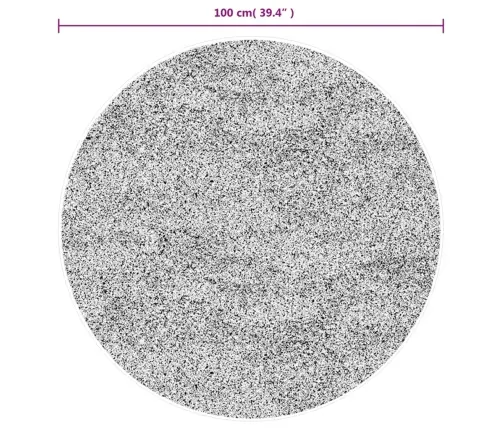 Kilimas Iza, Antracito, 100cm Trumpi Šereliai