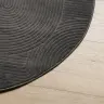 Paklājs Iza, Īsa Spalva, Skandināvu Stils, Pelēks, Ø 160 Cm Vidaxl