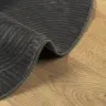 Paklājs Iza, Īsa Spalva, Skandināvu Stils, Pelēks, Ø 160 Cm Vidaxl