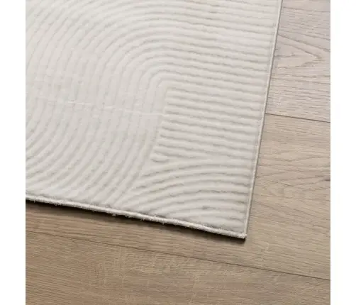 Paklājs Iza, Īsa Spalva, Skandināvu Stils, Bēšs, 120X170 Cm Vidaxl