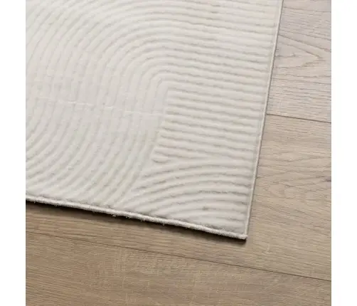 Paklājs Iza, Īsa Spalva, Skandināvu Stils, Bēšs, 140X200 Cm Vidaxl