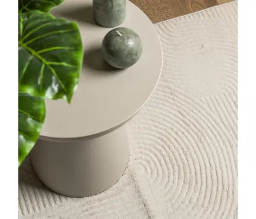 Paklājs Iza, Īsa Spalva, Skandināvu Stils, Bēšs, 140X200 Cm Vidaxl