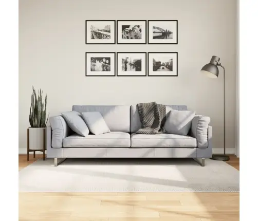 Paklājs Iza, Īsa Spalva, Skandināvu Stils, Bēšs, 140X200 Cm Vidaxl