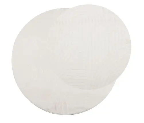 Paklājs Iza, Īsa Spalva, Skandināvu Stils, Bēšs, Ø 100 Cm Vidaxl